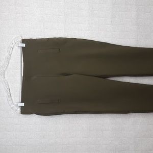 Chico's Khaki Green Knit Ankle Pants